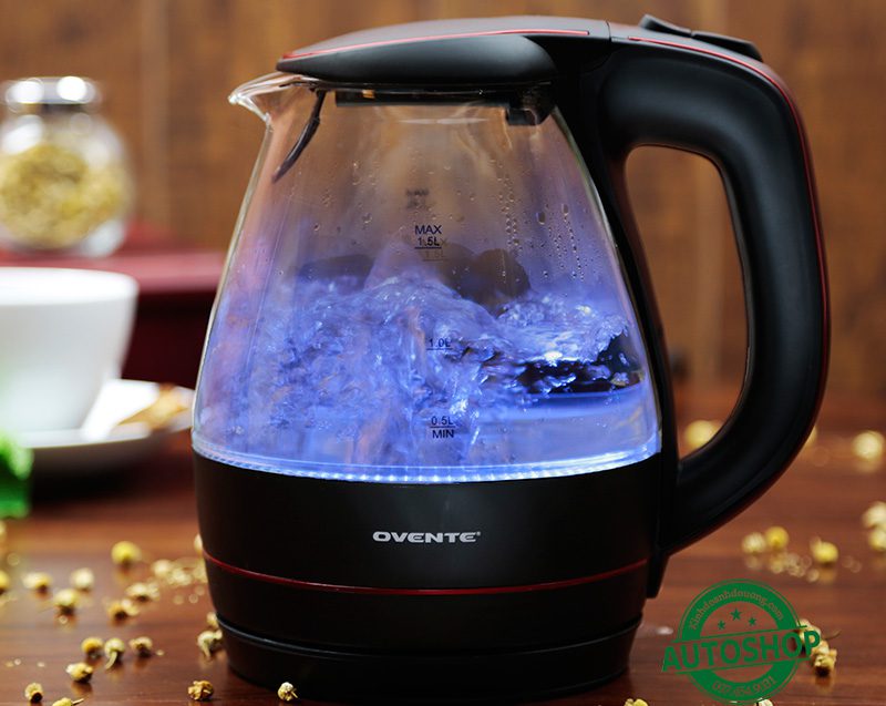 Bình đun thủy tinh Ovente 1.5L BPA-Free