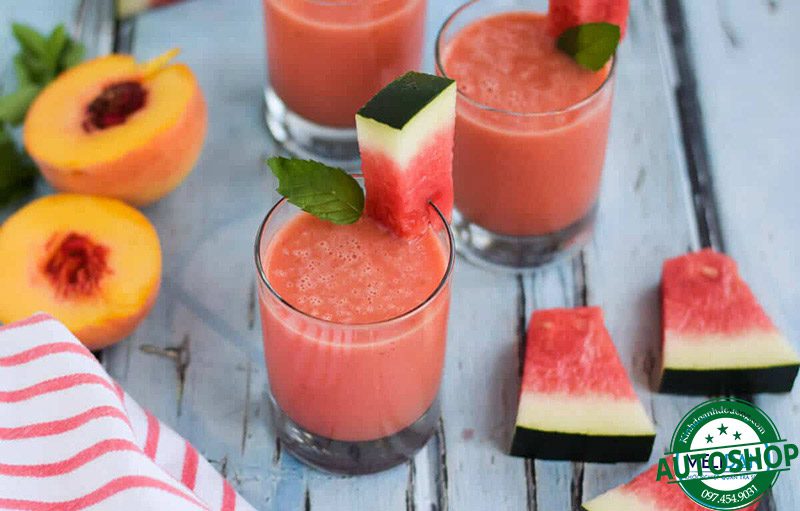 làm-sinh-tố-dưa-hấu