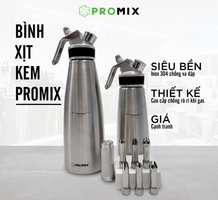 Bình xịt kem tươi Promix